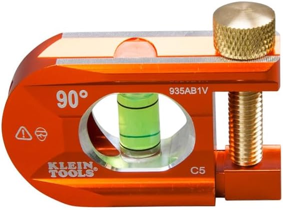 Achieve Perfect 90-Degree Bends with the Klein Tools 935AB1V No-Dog Conduit Bending Level – Precision, Durability, and Ease of Use!