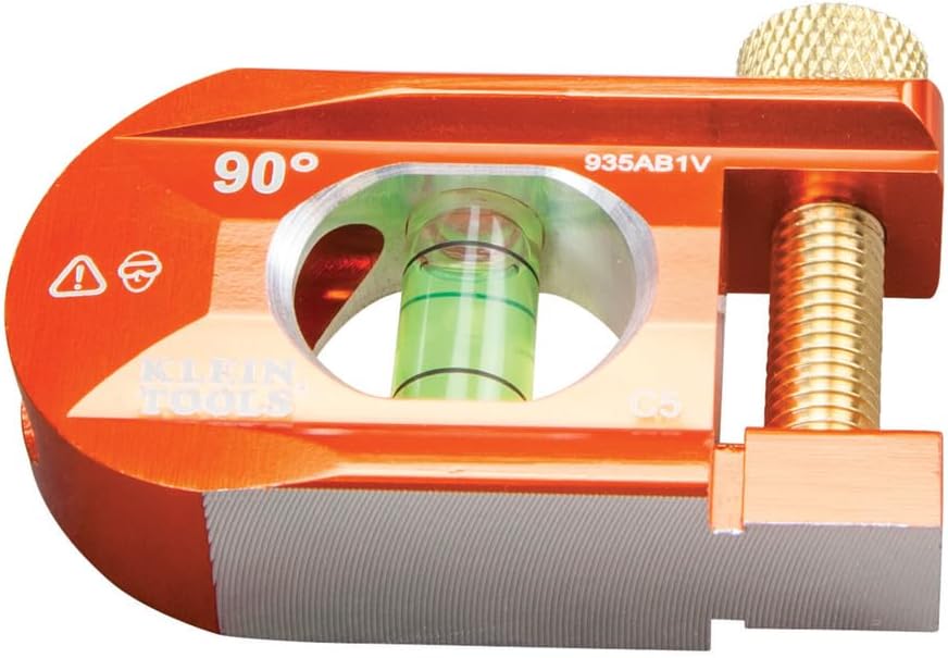 Achieve Perfect 90-Degree Bends with the Klein Tools 935AB1V No-Dog Conduit Bending Level – Precision, Durability, and Ease of Use!