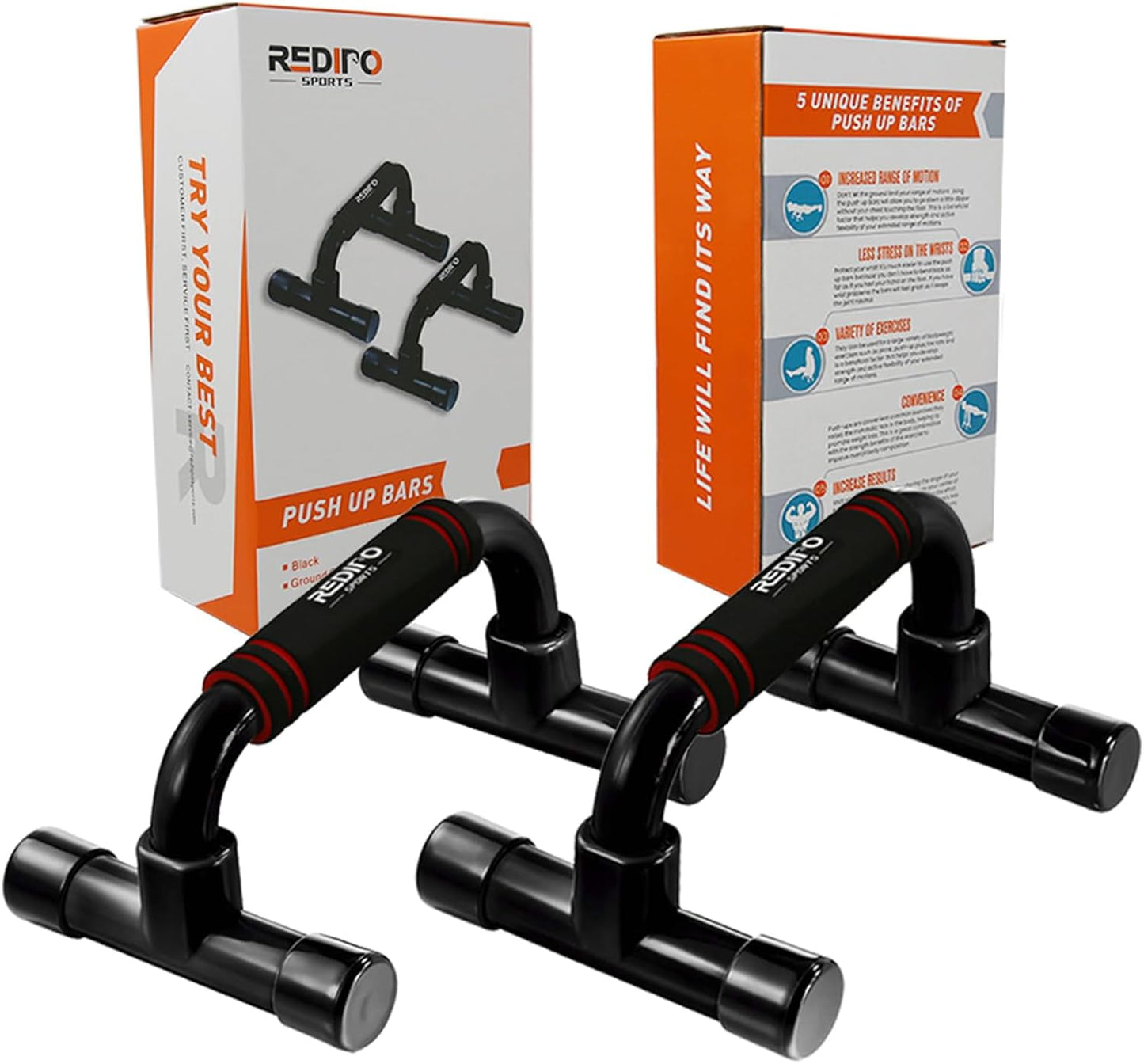 Transform Your Workouts with Ergonomic Push-Up Bars - Portable Non-Slip Stands for Ultimate Strength Training