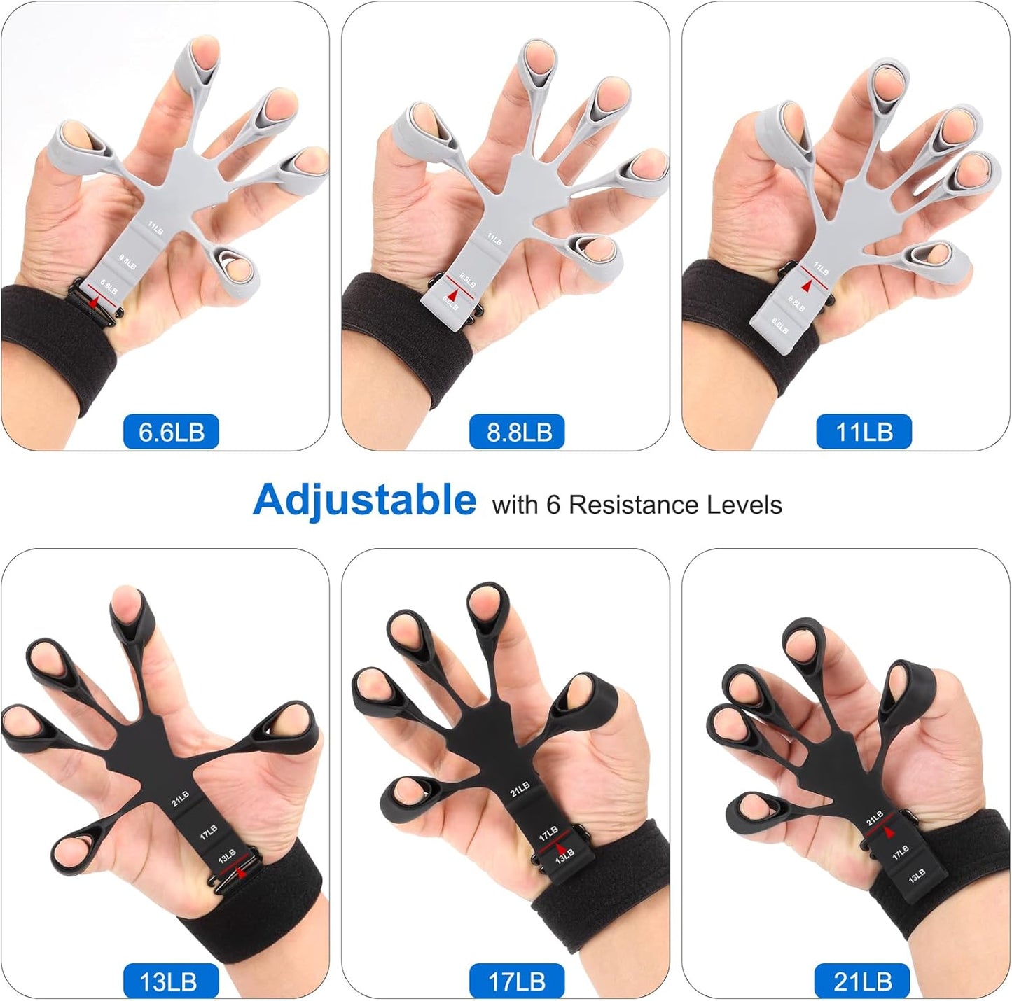 Ultimate Dual-Sided Grip Strength Trainer - Enhance Your Rehabilitation, Boost Rock Climbing Performance, and Relieve Arthritis Pain