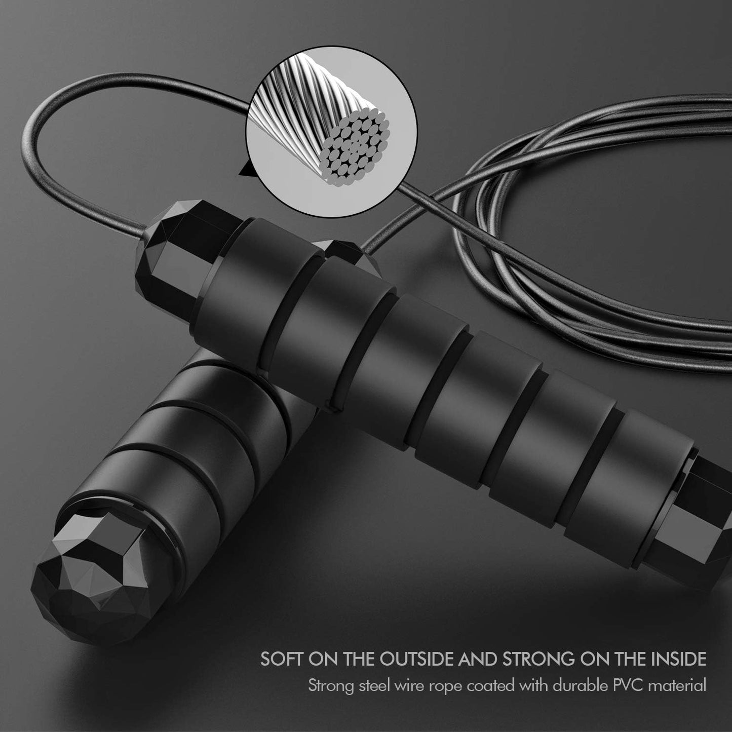 Experience Ultimate Fitness with Our Tangle-Free Adjustable Jump Rope - Perfect for All Ages and Skill Levels!