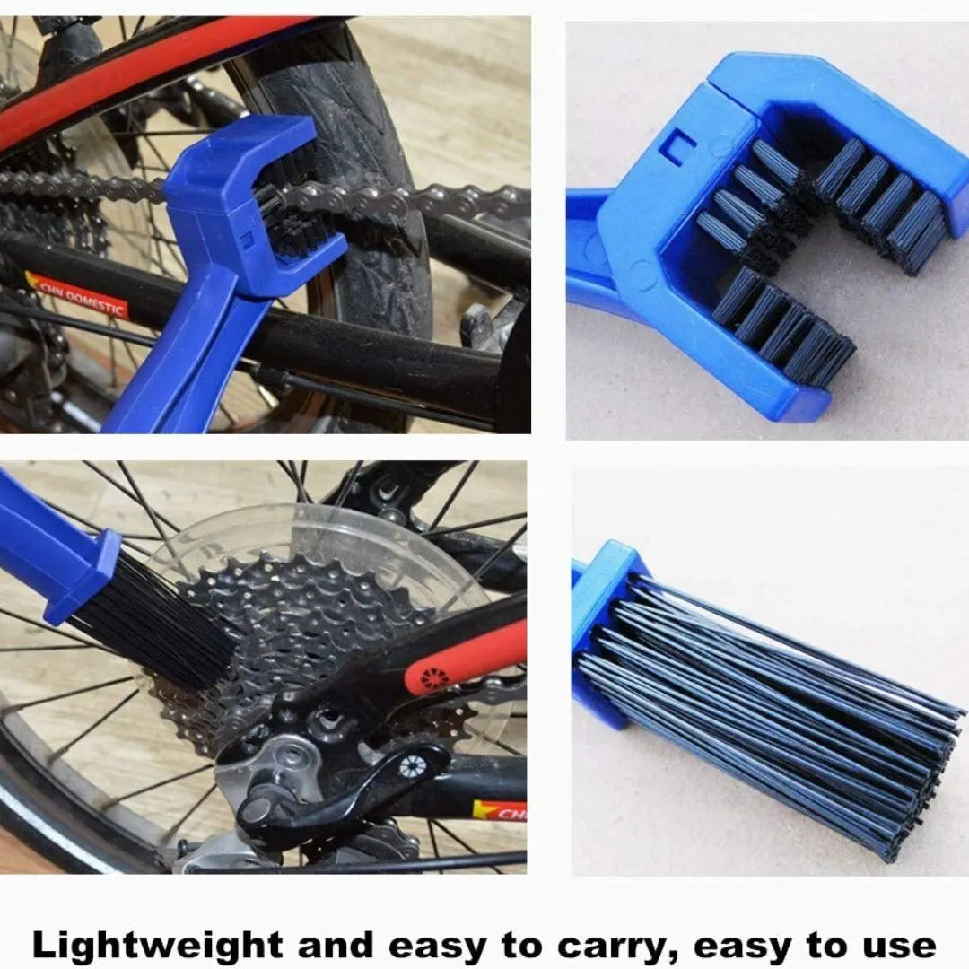 Ultimate Chain Cleaning Brush for Motorcycles and Bicycles - Your Essential Tool for Electric Vehicles and Flywheels