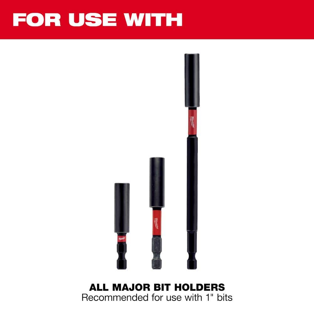Unlock Ultimate Durability and Performance with the SHOCKWAVE 4-Piece Magnetic Nut Driver Set - Perfect for All Your Heavy-Duty Tasks!