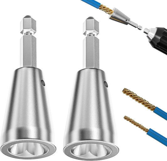 Revolutionize Your Wiring Projects with the Dual Wire Twister Tool Set - Perfect for Power Drills and Versatile for 9-22 AWG Connections