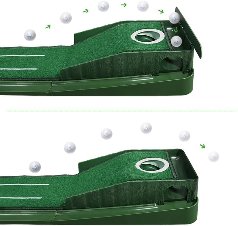 Transform Your Indoor Space with Our Premium Golf Putting Green - Complete with Auto Ball Return for Unmatched Practice at Home or Office, Ideal Gift for Golf Enthusiasts