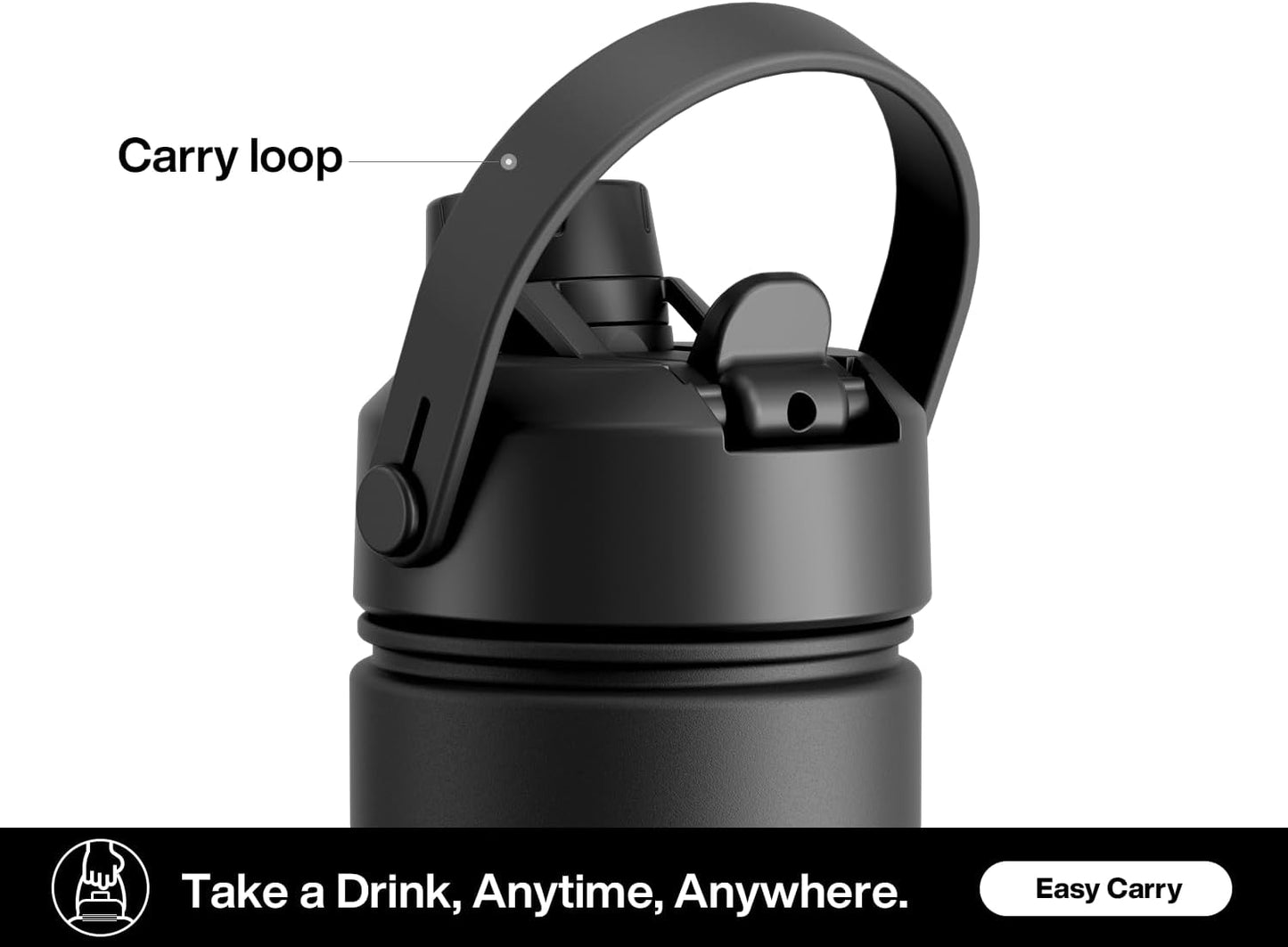Stay Refreshed Anywhere: 26 oz Insulated Stainless Steel Water Bottle with Versatile 2-in-1 Lid - Perfect for Sports, Travel, and Everyday Adventures (King)