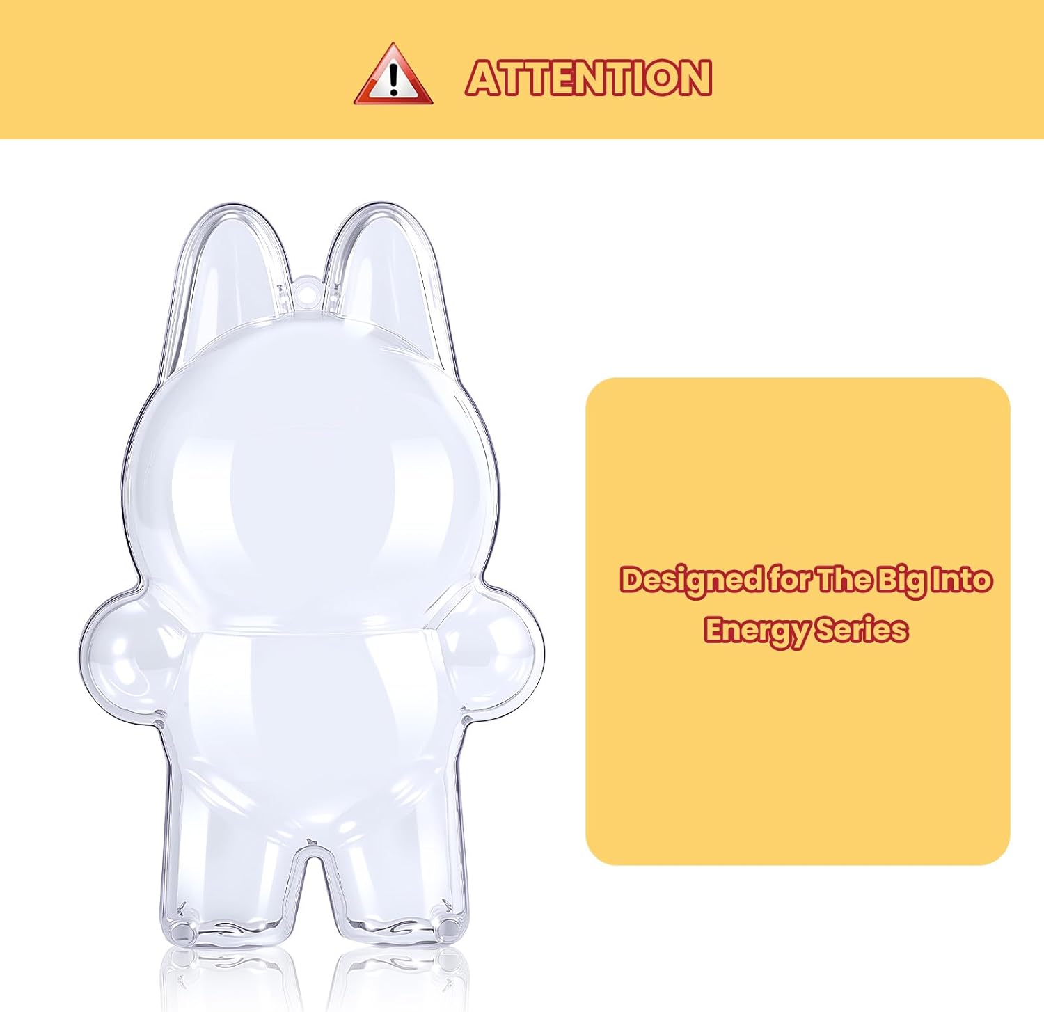 Ultimate Protective Display Case for Big Into Energy Vinyl Plush Dolls - Scratch & Impact Resistant Collector's Shield