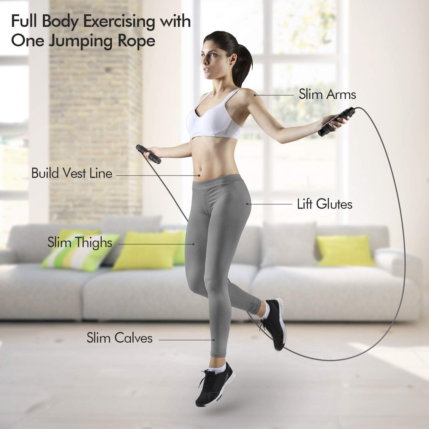 Experience Ultimate Fitness with Our Tangle-Free Adjustable Jump Rope - Perfect for All Ages and Skill Levels!
