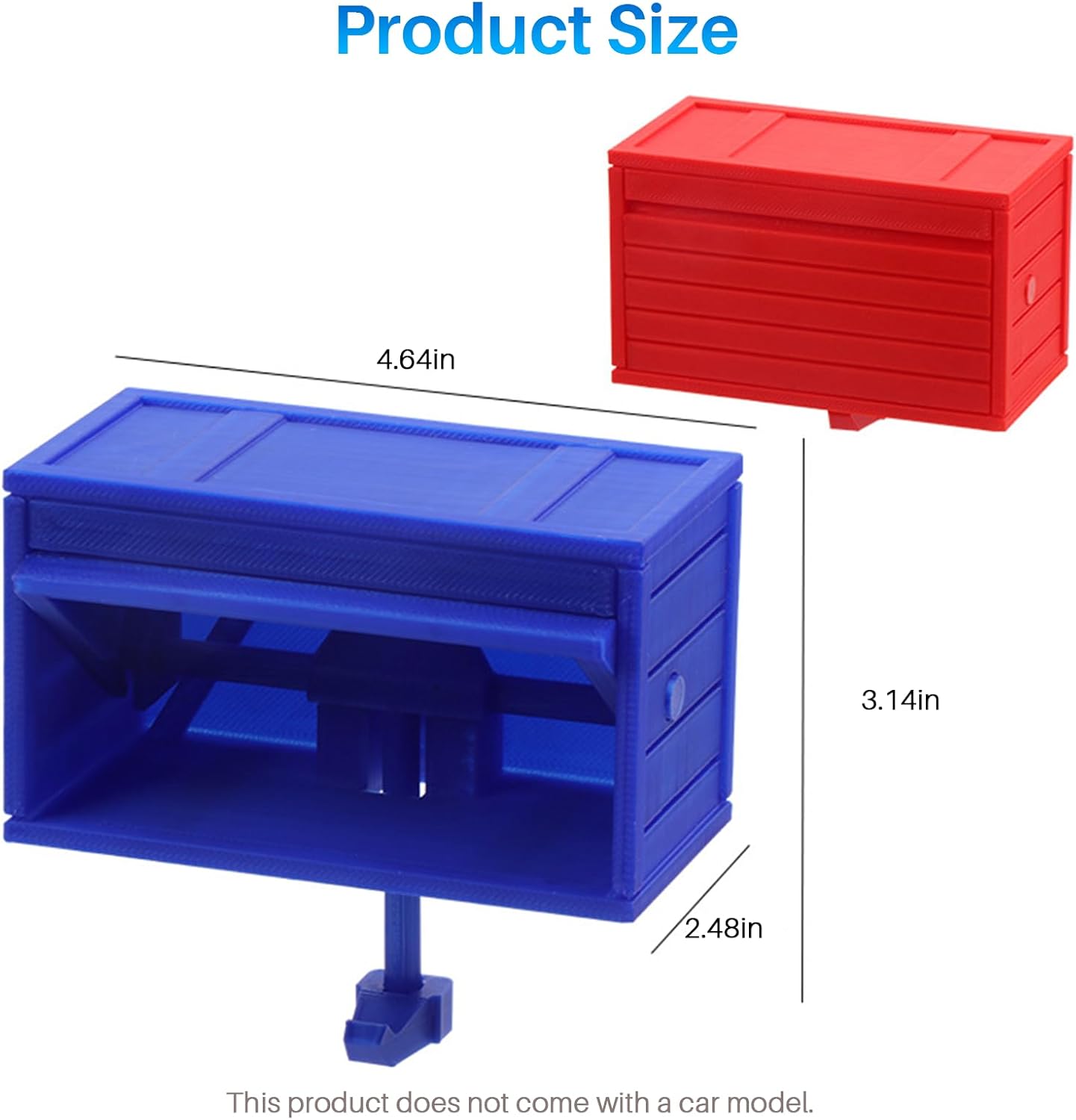 Transform Your Space with the 2-Pack Wall-Mounted Car Key Holder – Fun 3D Garage Design for Easy Key Organization in Red and Blue!