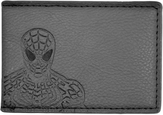 Stylish Leather Bat Wallet for All Ages - Fun Superhero Design with Card Slots for Men and Women