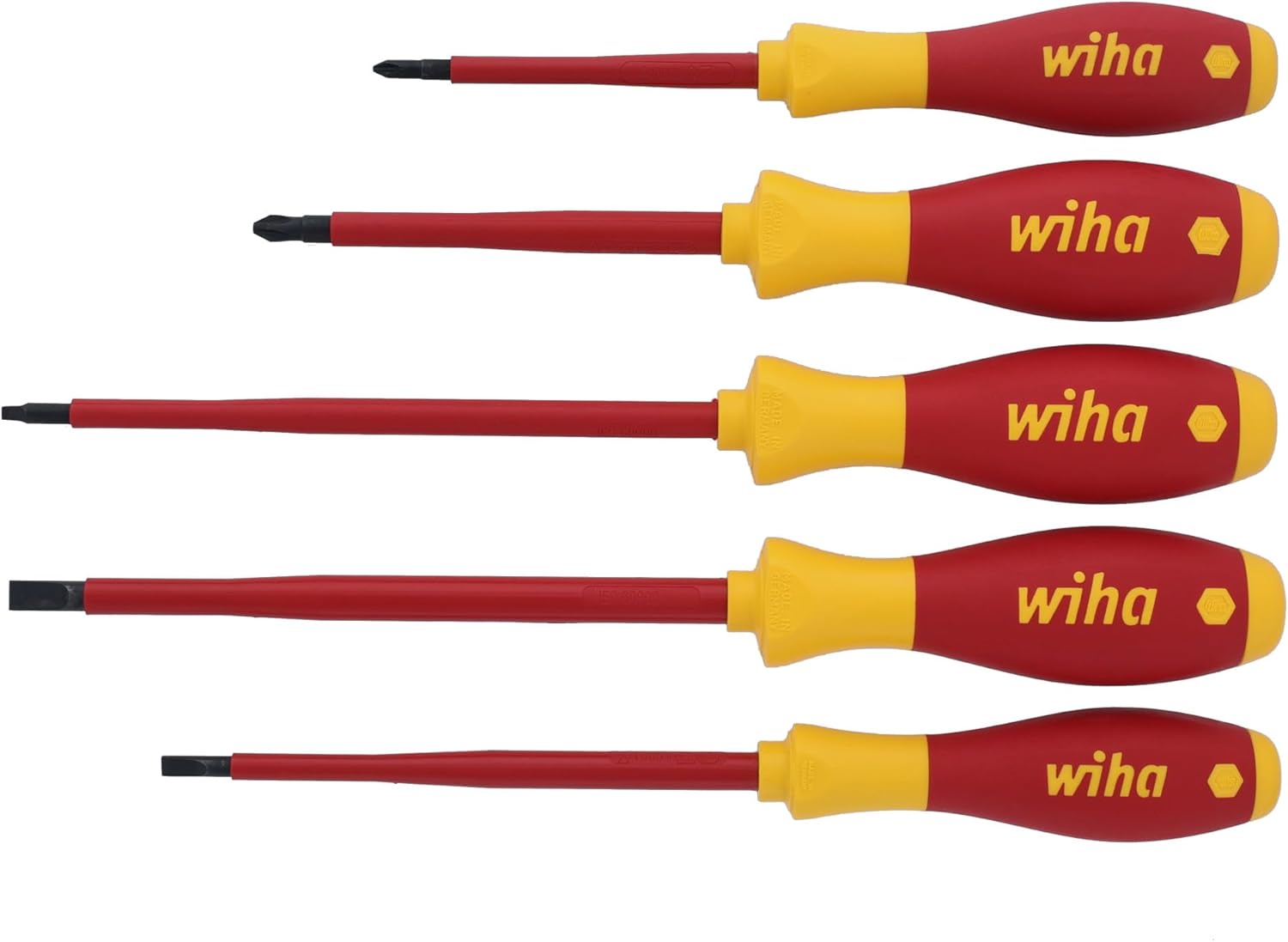 Upgrade Your Toolbox with the Wiha 32059 Professional 5-Piece Insulated Screwdriver Set - Precision and Safety Combined!
