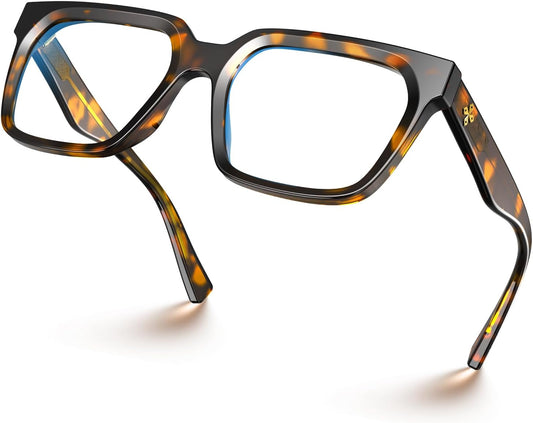 Protect Your Eyes in Style: TR90 Rectangle Blue Light Blocking Glasses for Computer Use - Perfect Eyewear for Everyone