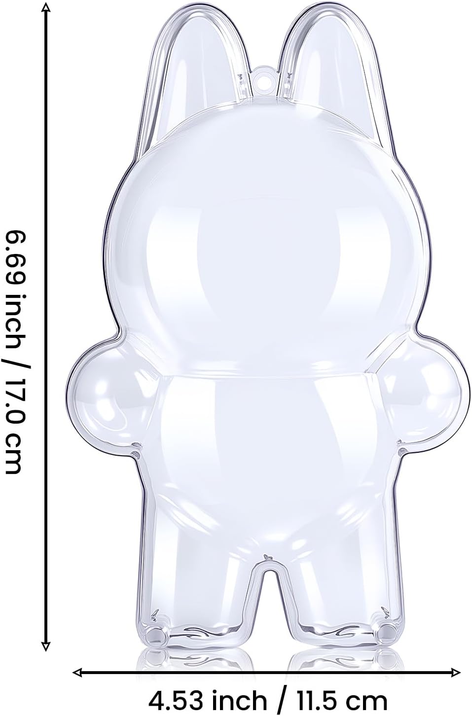 Ultimate Protective Display Case for Big Into Energy Vinyl Plush Dolls - Scratch & Impact Resistant Collector's Shield