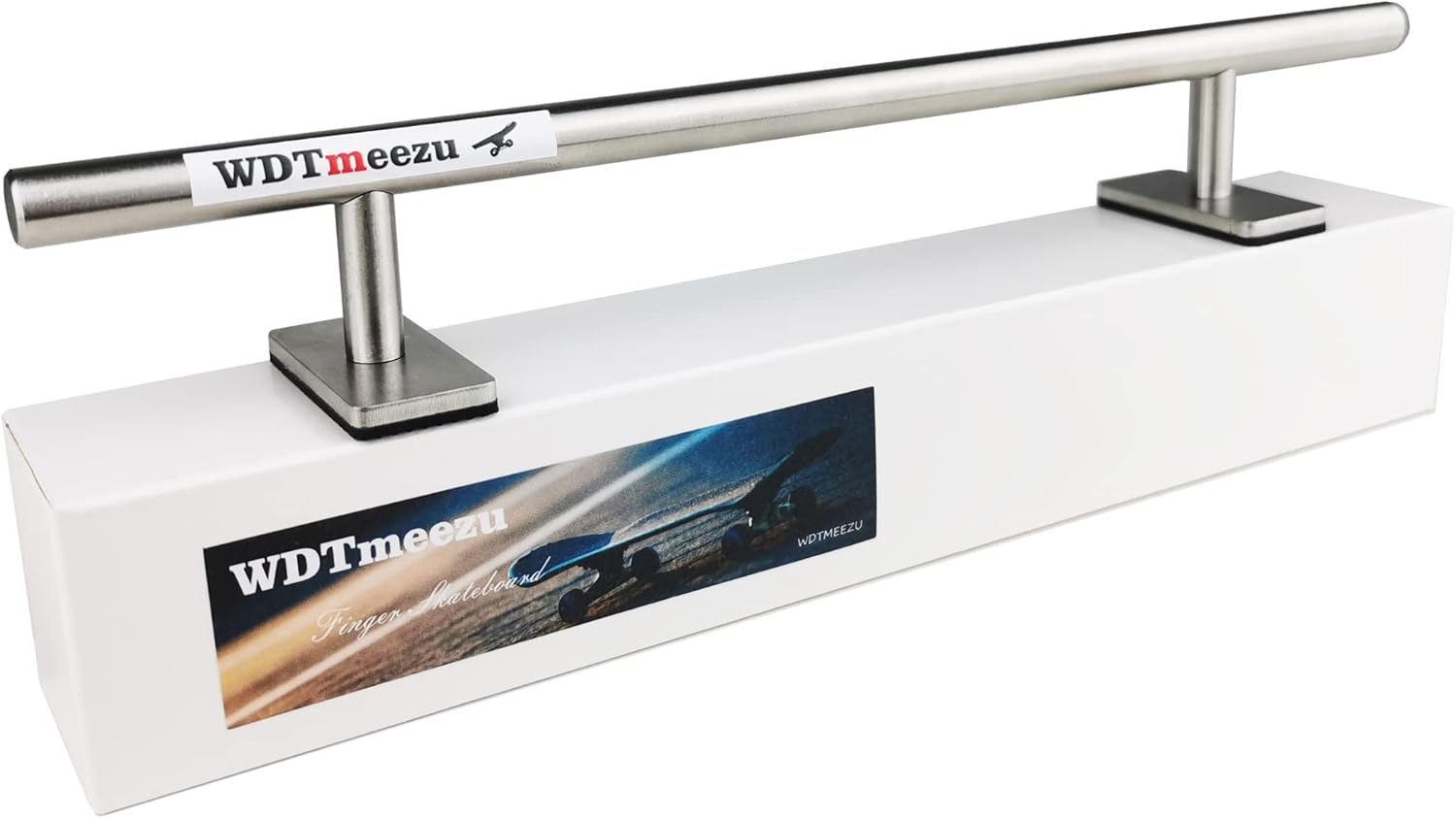 Elevate Your Fingerboarding Skills with the Professional 10" Metal Round Rail Prop