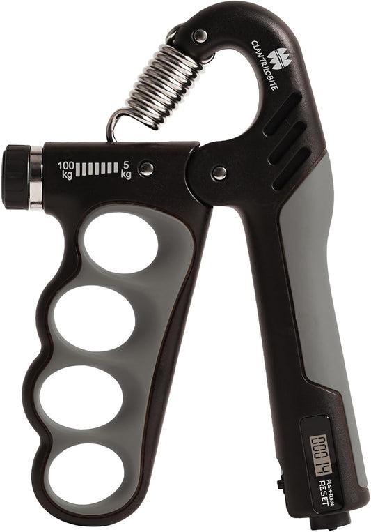 Transform Your Grip Strength with the Ultimate Adjustable Grip Strength Trainer - Featuring a Digital Counter for Enhanced Performance (11-220 lbs Resistance)