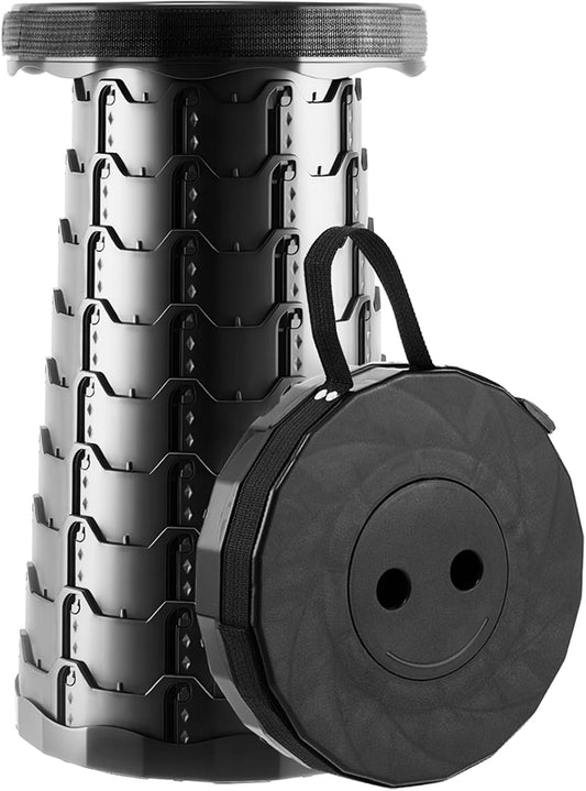 Ultimate Portable Collapsible Stool - Sturdy, Lightweight & Adjustable for Outdoor Adventures and Indoor Comfort