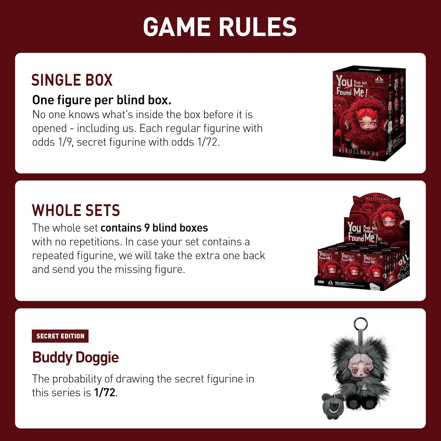 Discover the Magic of SKULLPANDA Plush Doll Pendants - Collectible Blind Box Figures for Unforgettable Gifting Moments