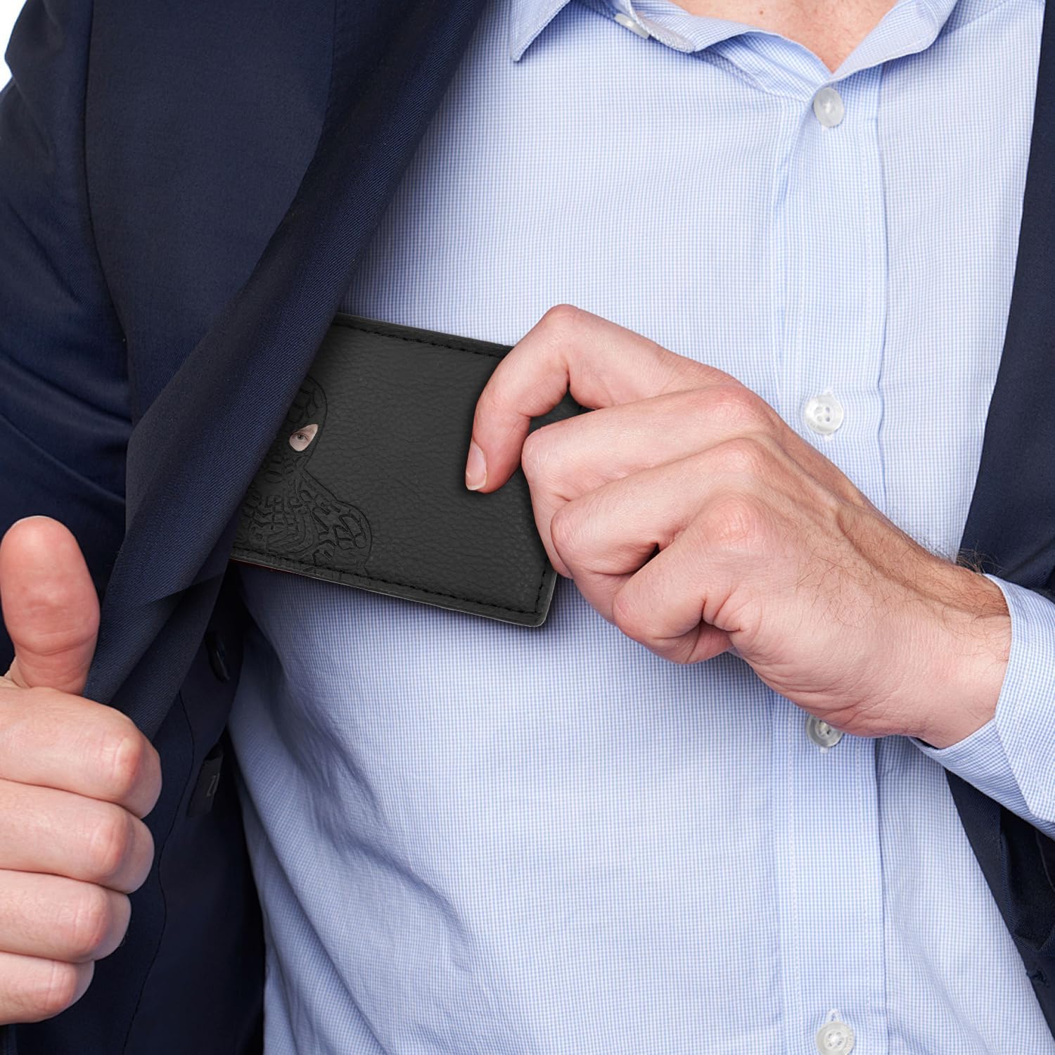 Stylish Leather Bat Wallet for All Ages - Fun Superhero Design with Card Slots for Men and Women