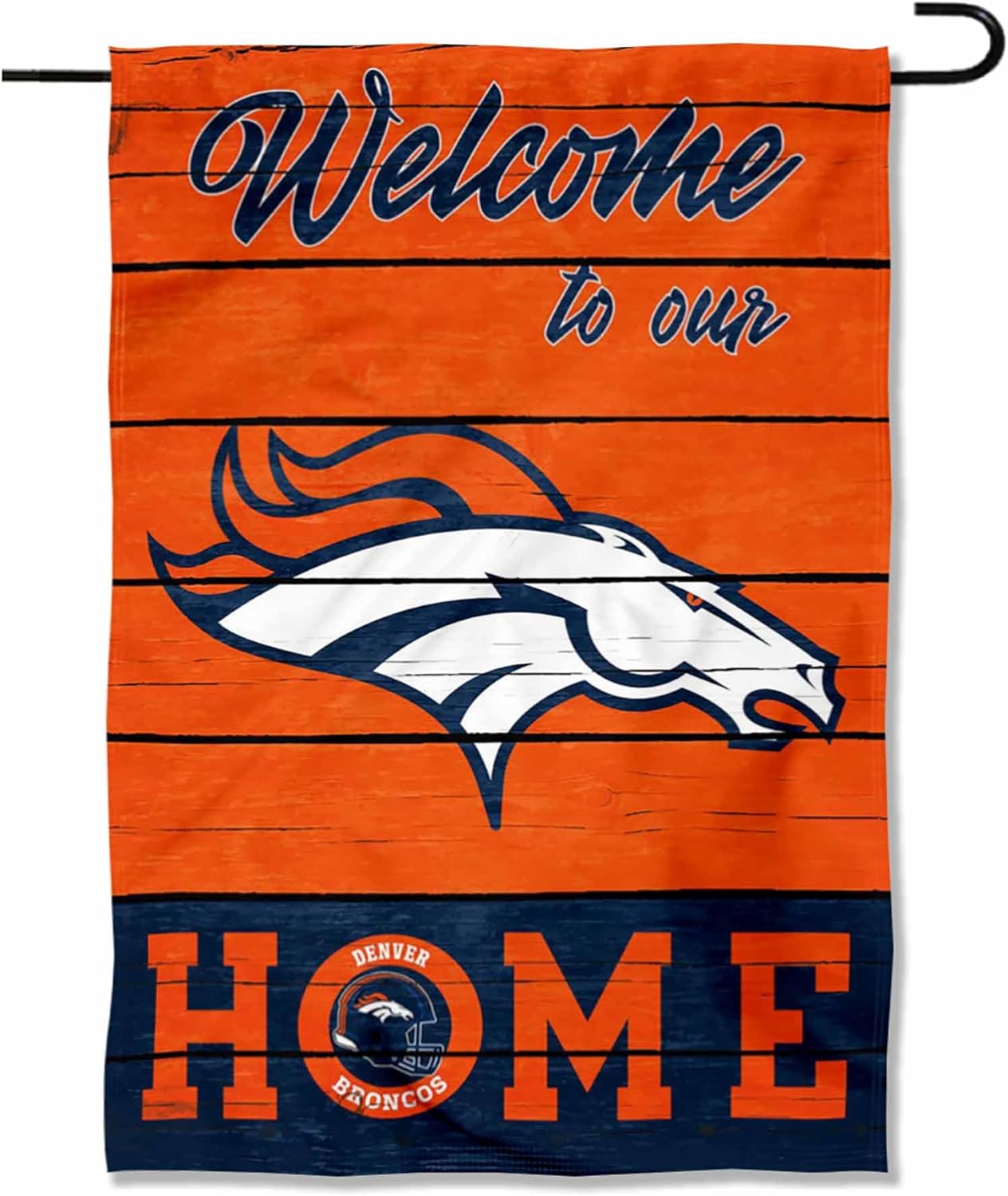 Show Your Team Spirit with the Denver Broncos Double-Sided Garden Flag - Perfect for Any Outdoor Space!