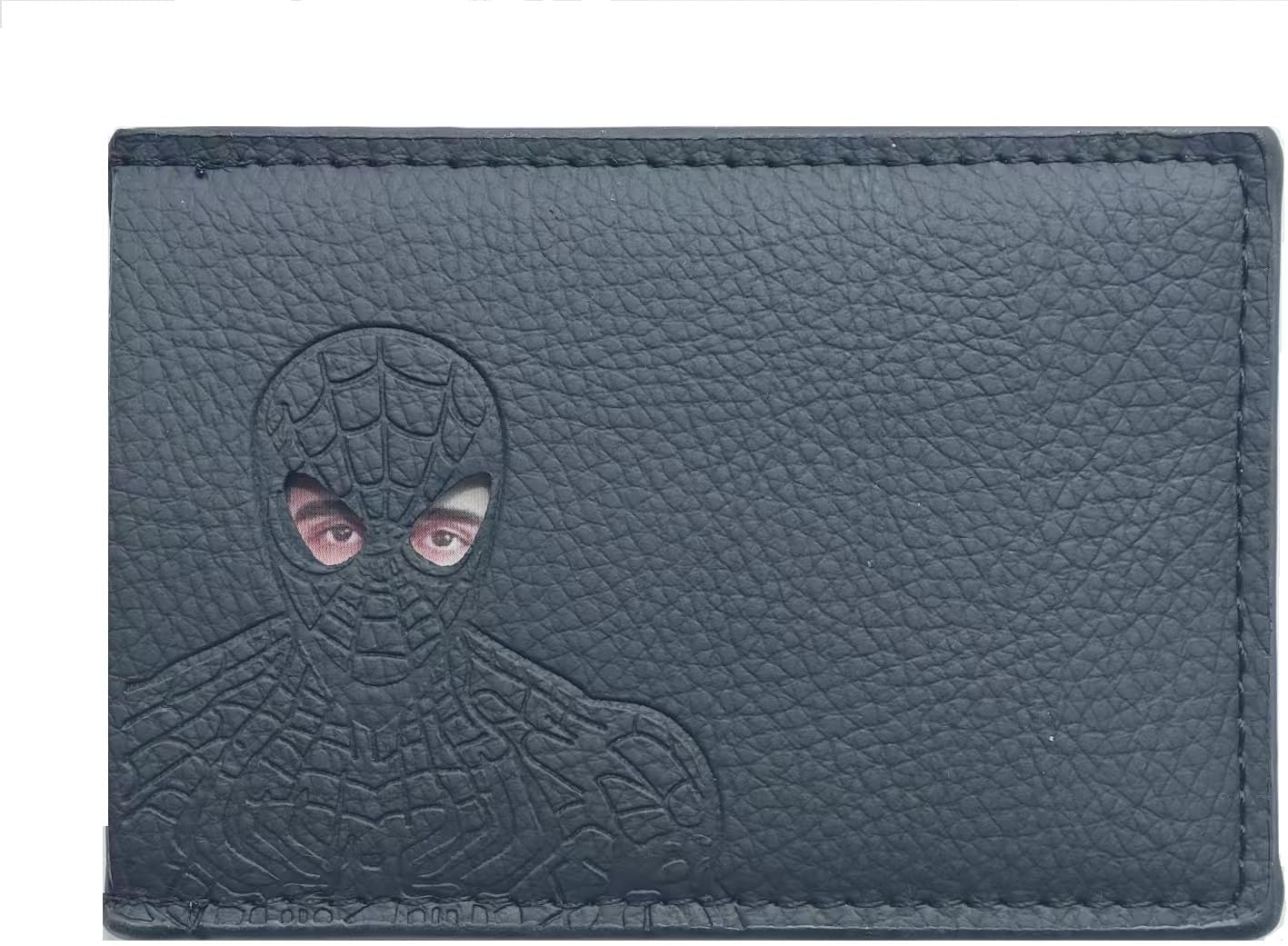 Stylish Leather Bat Wallet for All Ages - Fun Superhero Design with Card Slots for Men and Women