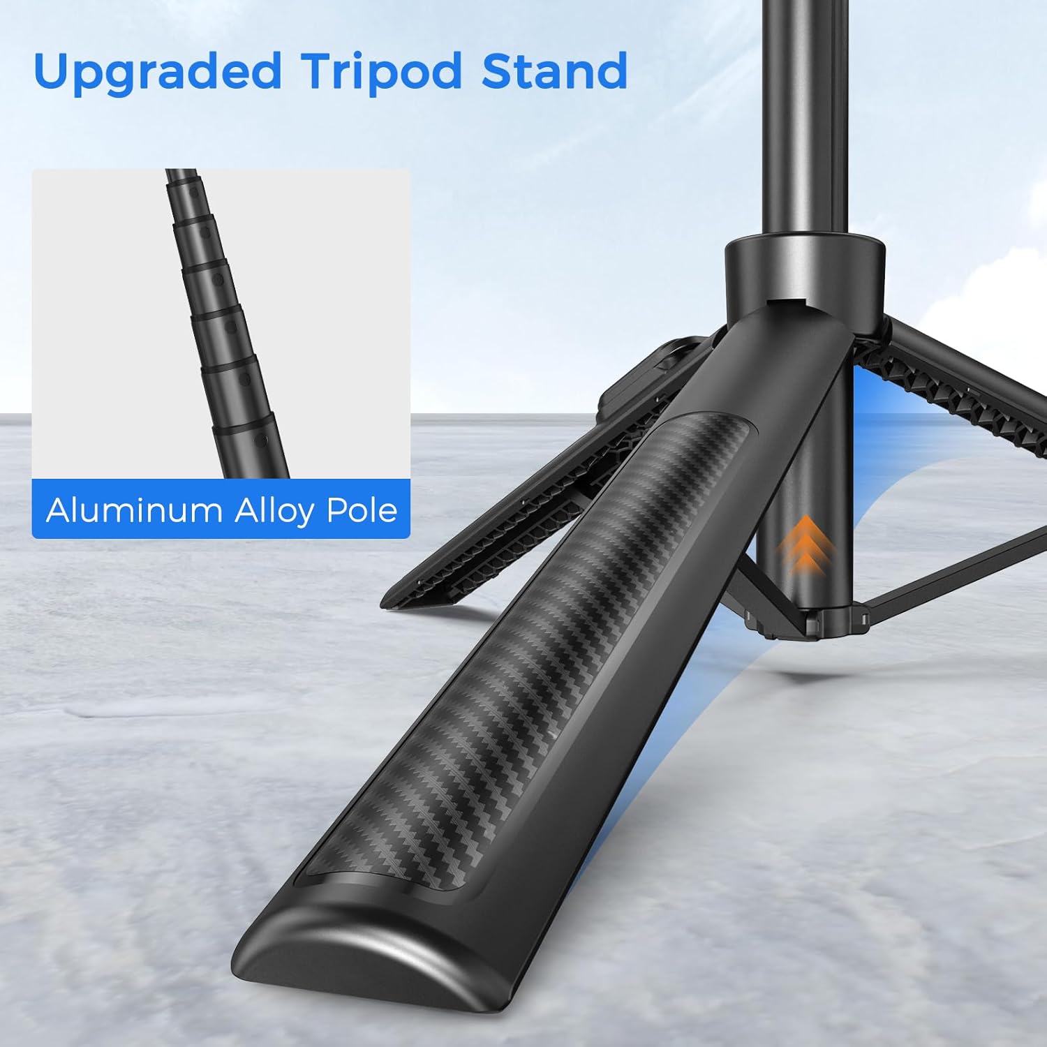 Versatile 50-Inch Extendable Selfie Stick Tripod with Wireless Remote for Smartphones - Perfect for Capturing Stunning Photos and Videos