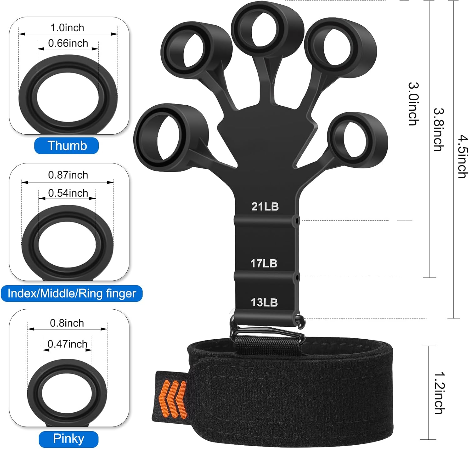 Ultimate Dual-Sided Grip Strength Trainer - Enhance Your Rehabilitation, Boost Rock Climbing Performance, and Relieve Arthritis Pain