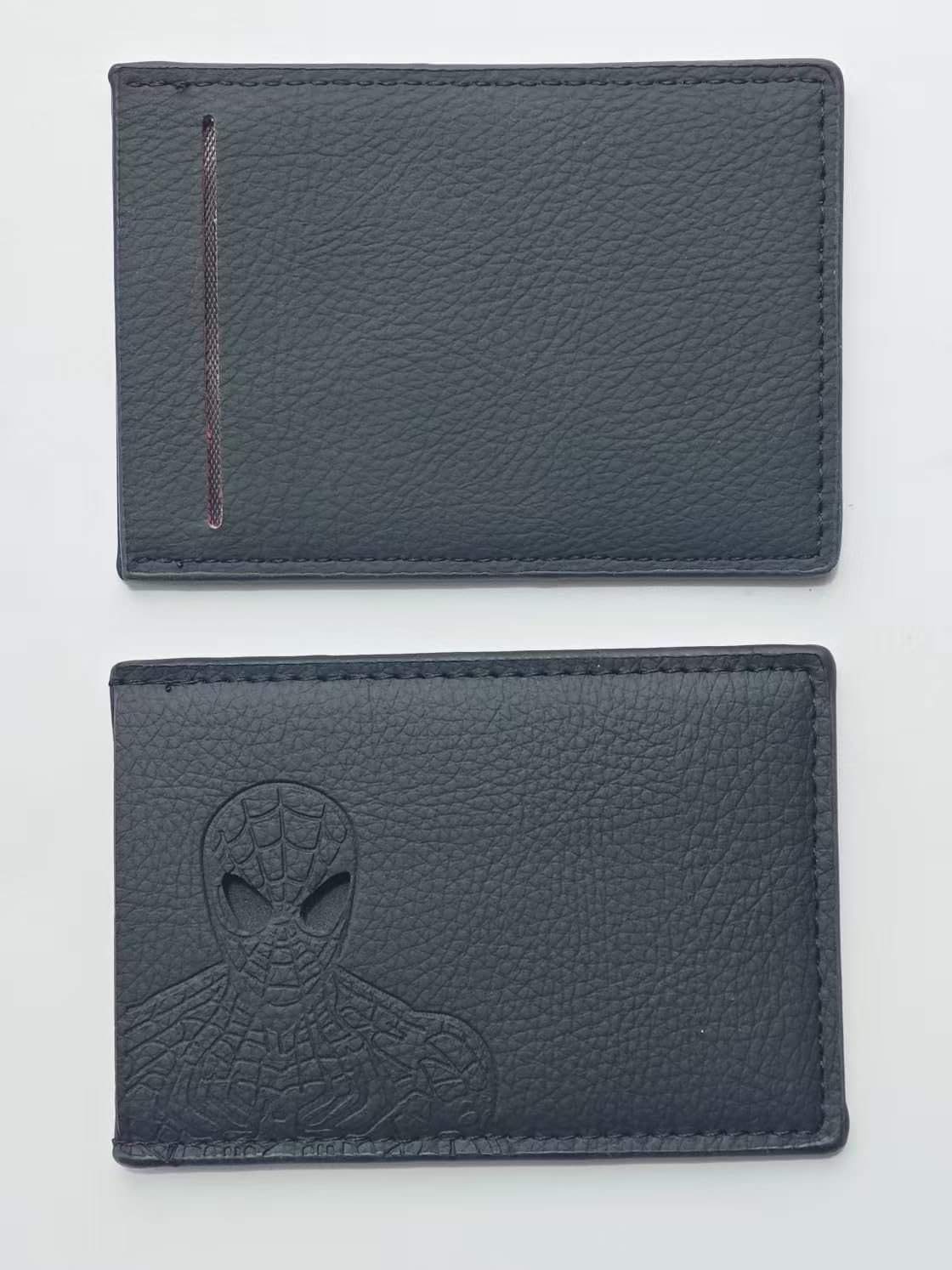 Stylish Leather Bat Wallet for All Ages - Fun Superhero Design with Card Slots for Men and Women