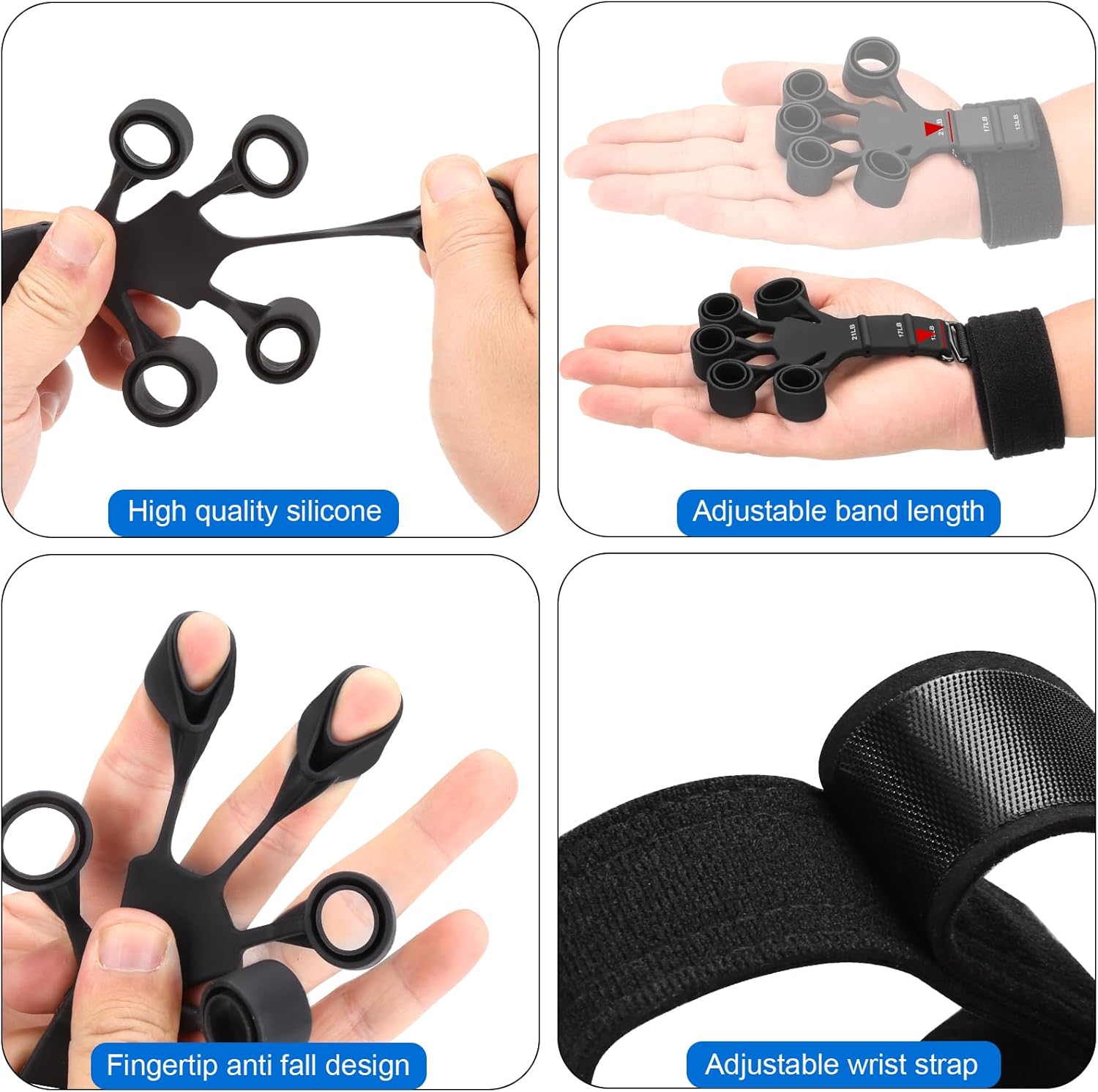 Ultimate Dual-Sided Grip Strength Trainer - Enhance Your Rehabilitation, Boost Rock Climbing Performance, and Relieve Arthritis Pain
