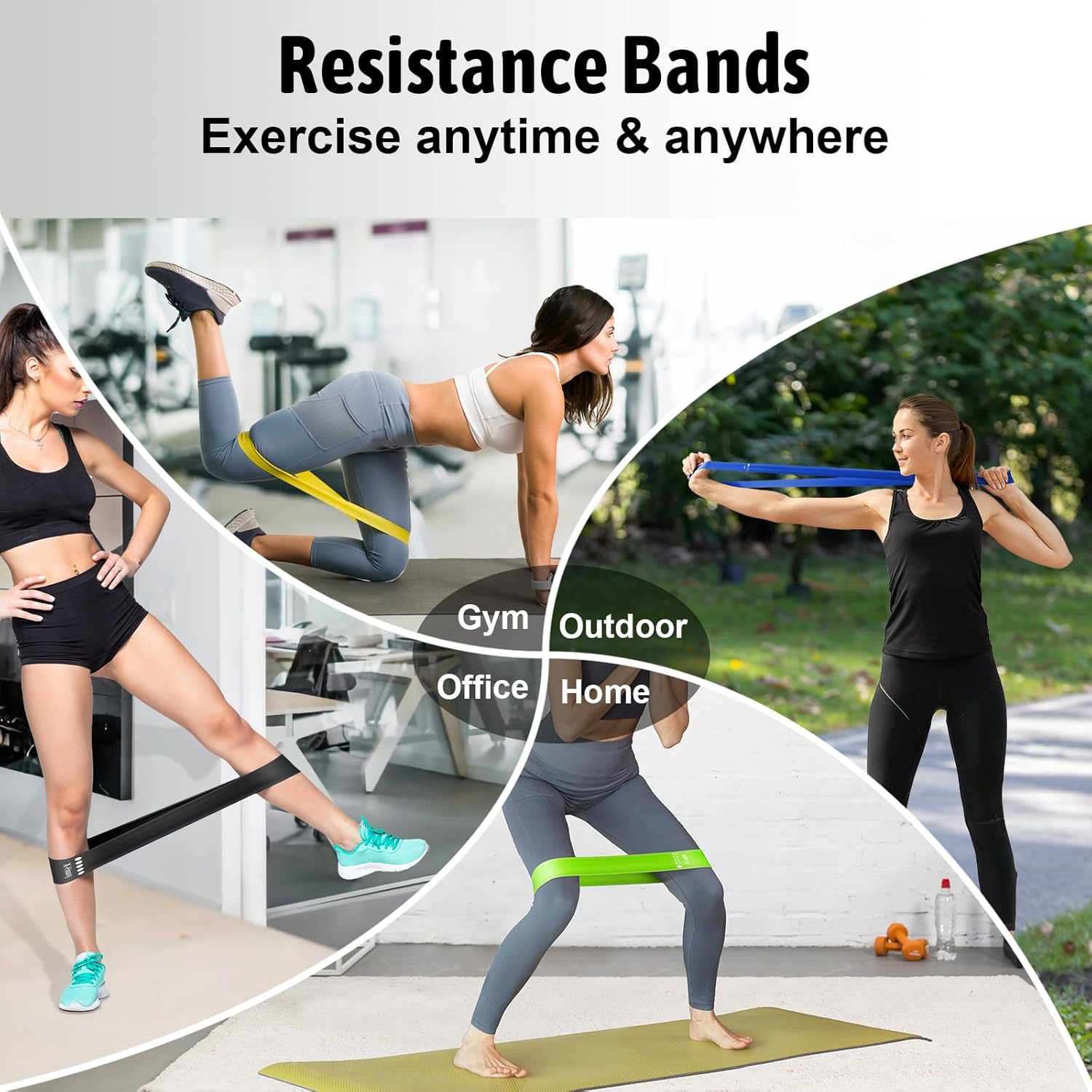 Elevate Your Fitness Journey with Our Professional Resistance Bands Set - 5 Colorful Levels of Resistance for Ultimate Strength Training and Rehabilitation