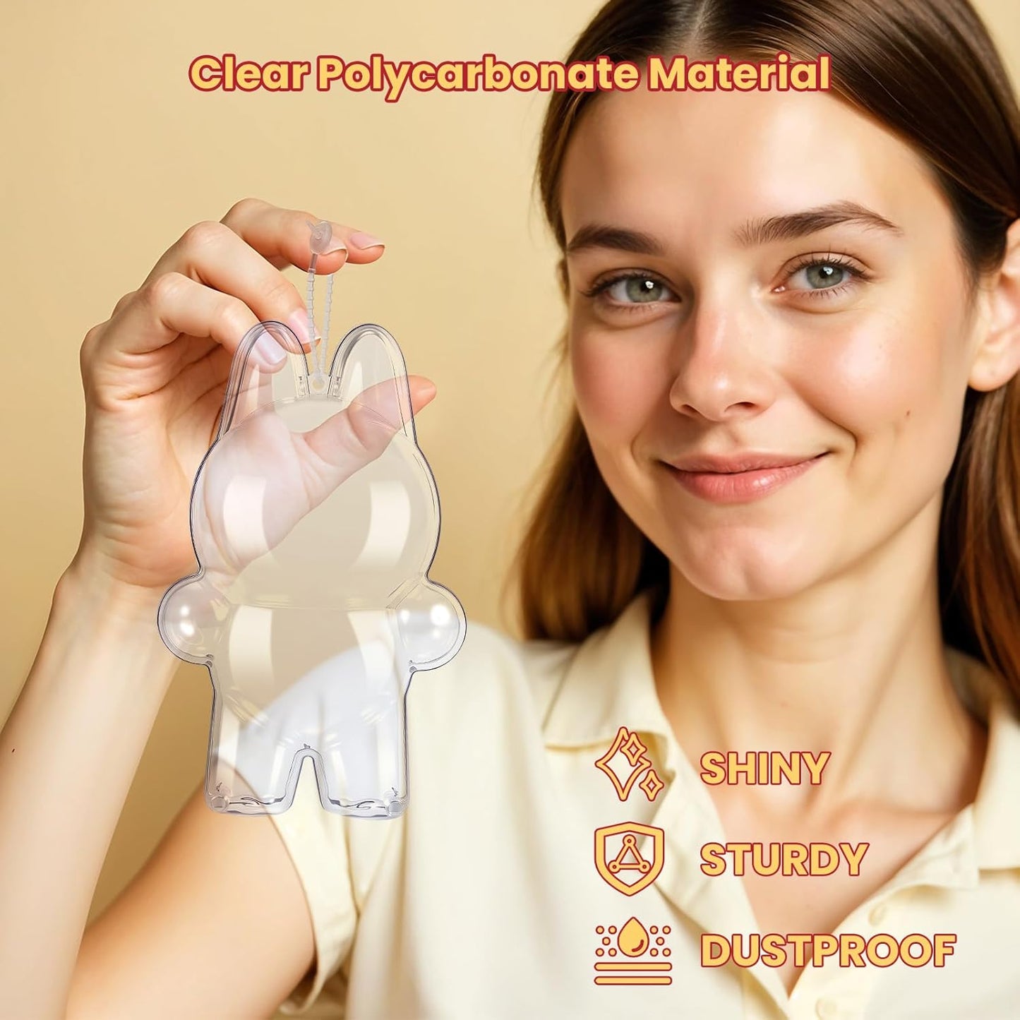 Ultimate Protective Display Case for Big Into Energy Vinyl Plush Dolls - Scratch & Impact Resistant Collector's Shield