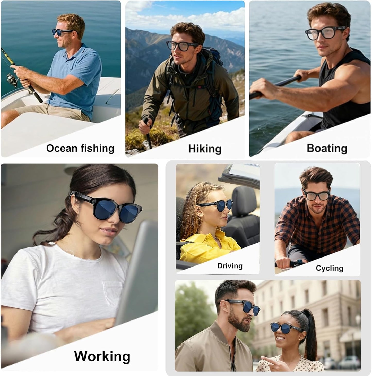 Revolutionary Smart Glasses with Camera, AI Translation, and Bluetooth Control – Perfect for Travel, Conferences, and Vlogging
