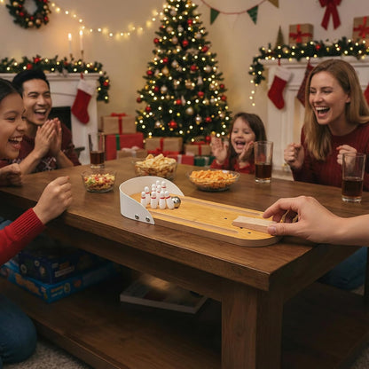 Mini Bowling Game Set - Exciting Indoor Tabletop Fun for All Ages, Perfect for Stress Relief and Group Play
