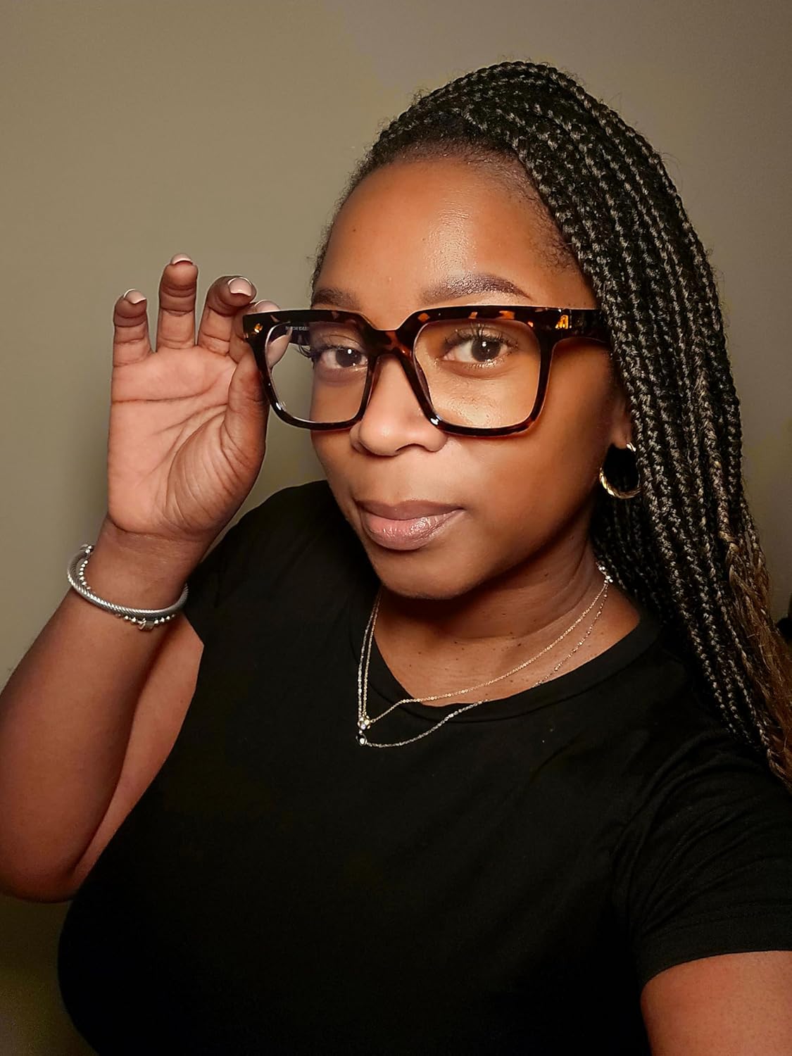 Protect Your Eyes in Style: TR90 Rectangle Blue Light Blocking Glasses for Computer Use - Perfect Eyewear for Everyone
