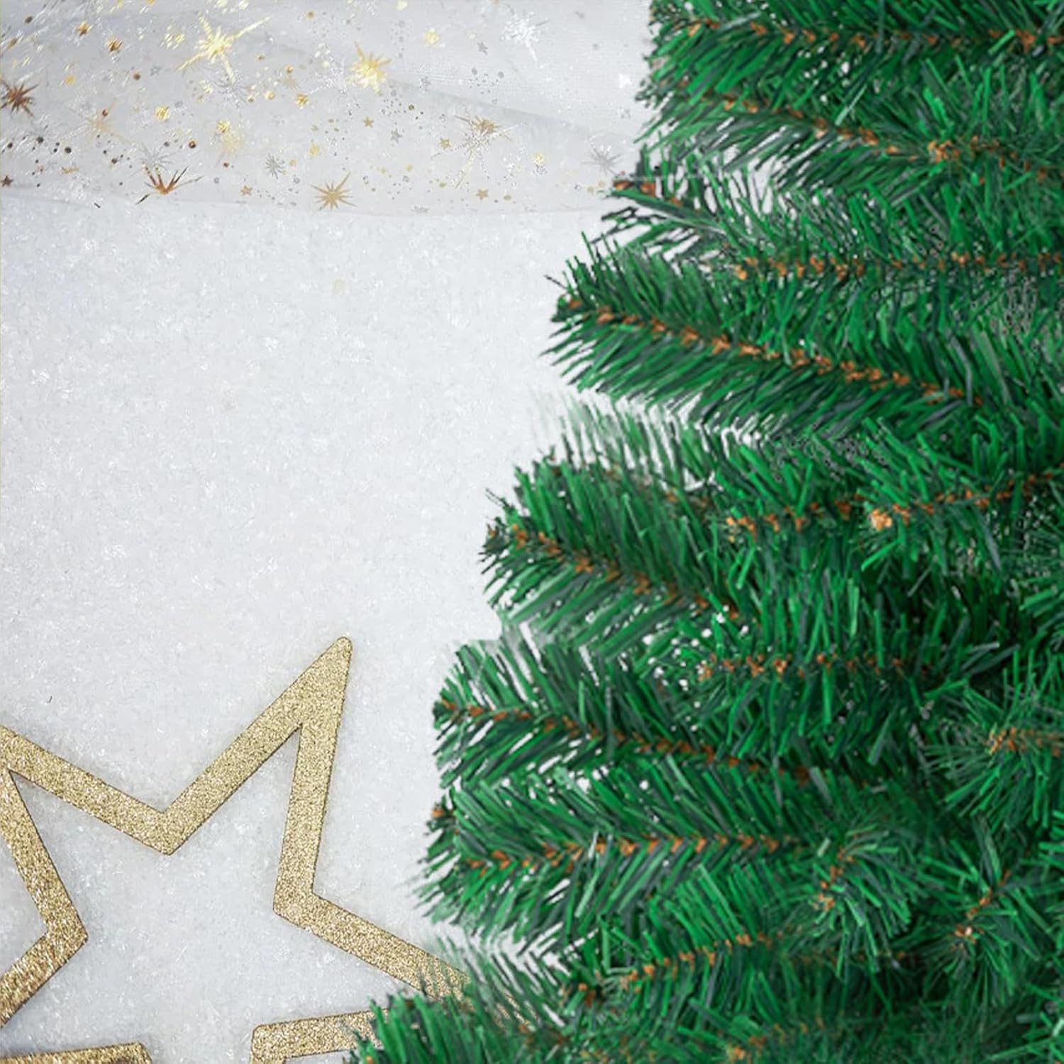 Charming 3FT Mini Green Artificial Christmas Tree with Sturdy Stand for Festive Indoor and Outdoor Holiday Decor