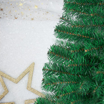 Charming 3FT Mini Green Artificial Christmas Tree with Sturdy Stand for Festive Indoor and Outdoor Holiday Decor