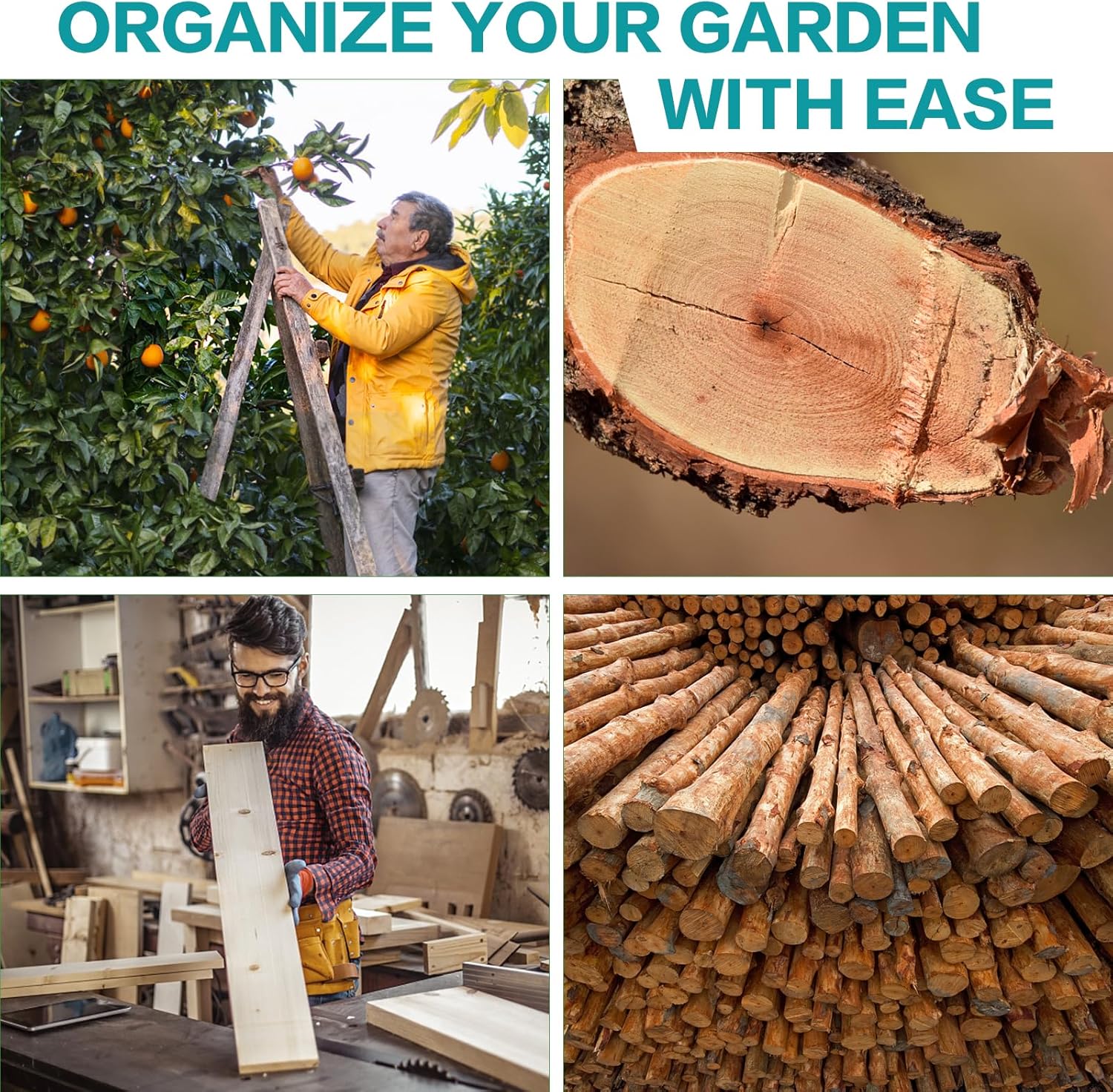 Unleash Your Gardening Potential with the Powerful Cordless Mini Chainsaw - Effortless 6-Inch Cutting with 2 Long-Lasting Batteries for All Your Outdoor Projects!