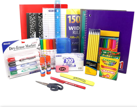 Ultimate Essential School Supply Kit for 2nd & 3rd Graders - All-in-One Tools for Academic Success!
