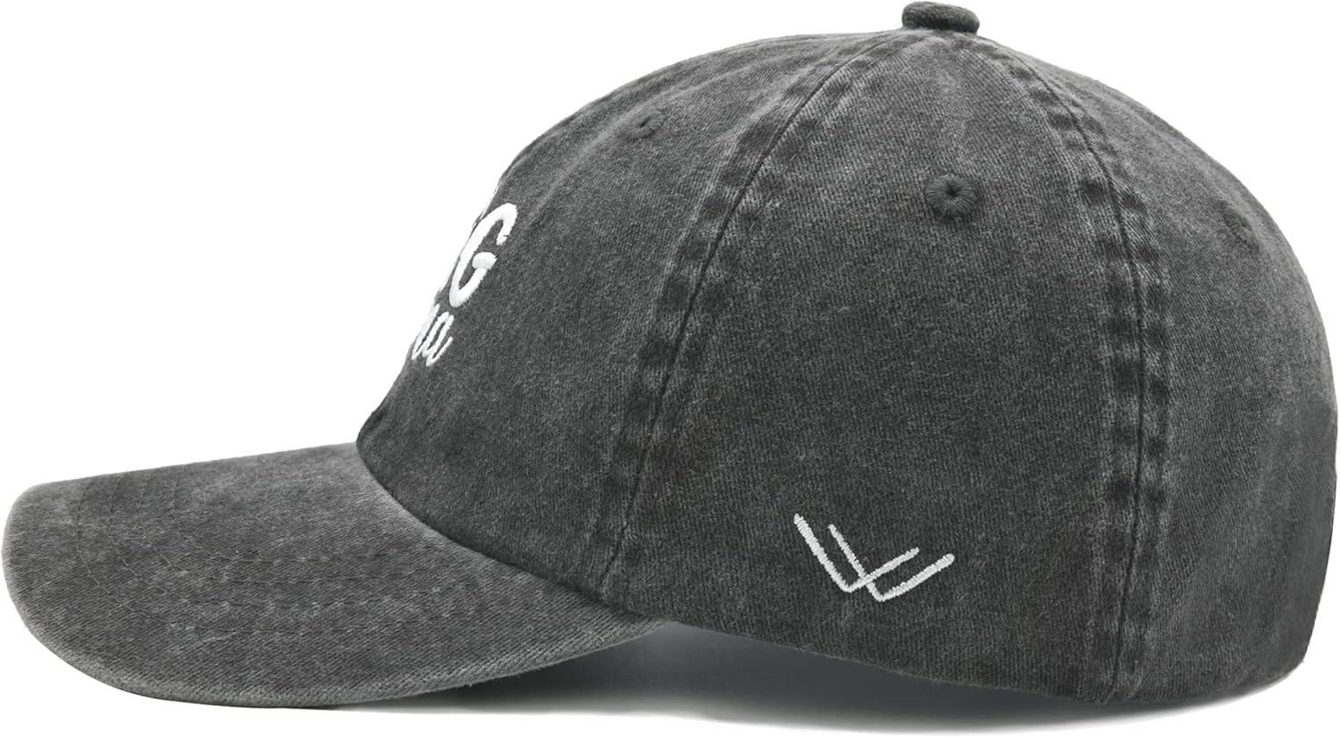 Stylish Black Baseball Cap for Dog Lovers - Adjustable Dog Mama Hat
