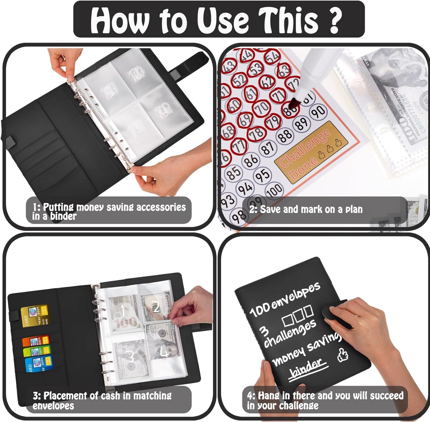 Unlock Your Financial Potential with the Antner A5 Budget Binder - 100 Envelopes for Ultimate Money-Saving Challenges!