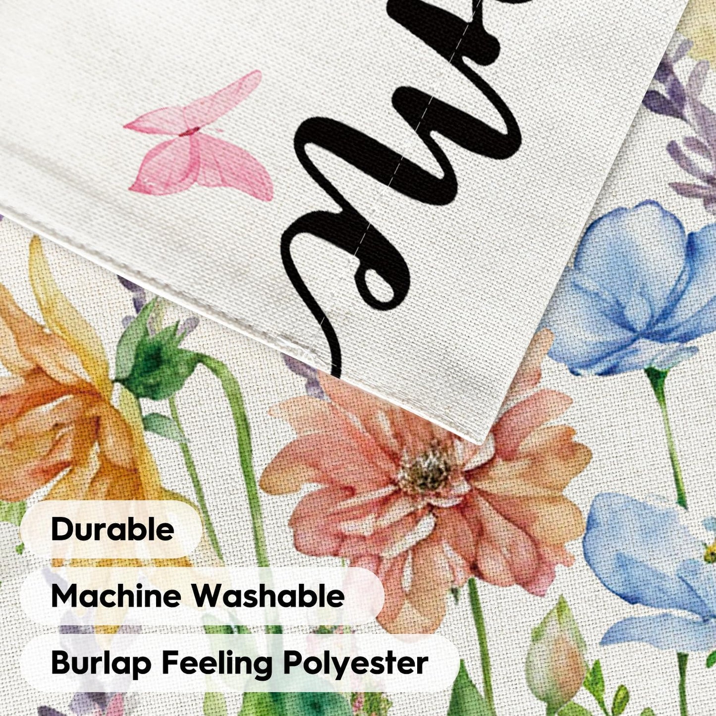 Vibrant Double-Sided Hummingbird and Spring Flowers Garden Flag - Perfect 12 x 18 Inch Seasonal Outdoor Decor