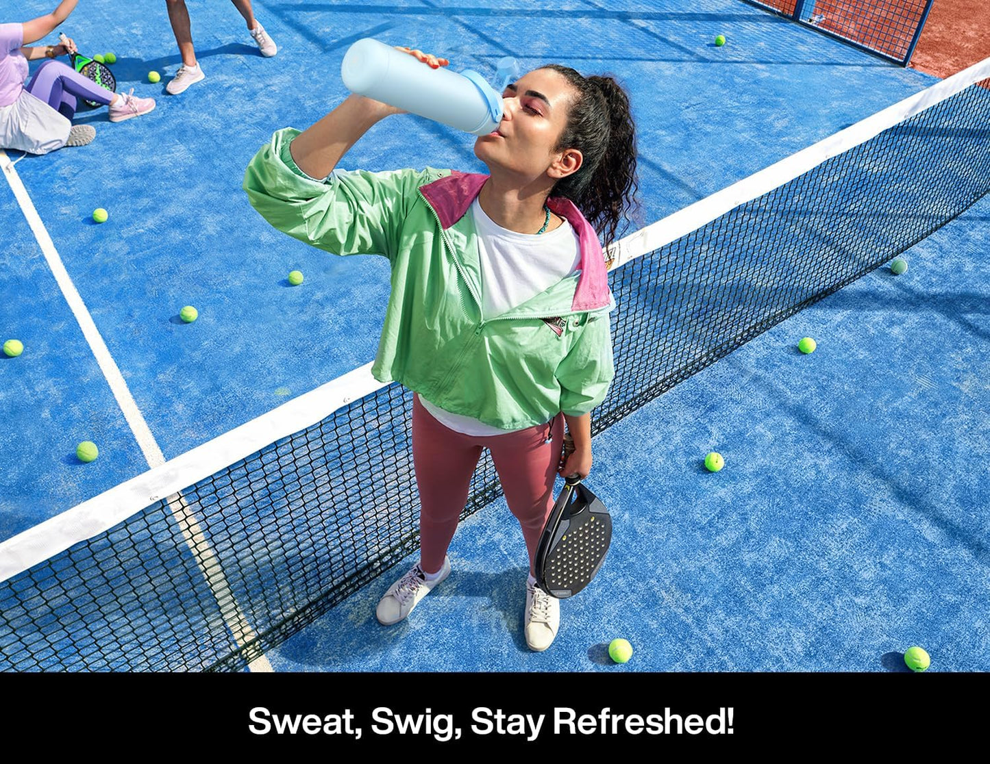 Stay Refreshed Anywhere: 26 oz Insulated Stainless Steel Water Bottle with Versatile 2-in-1 Lid - Perfect for Sports, Travel, and Everyday Adventures (King)