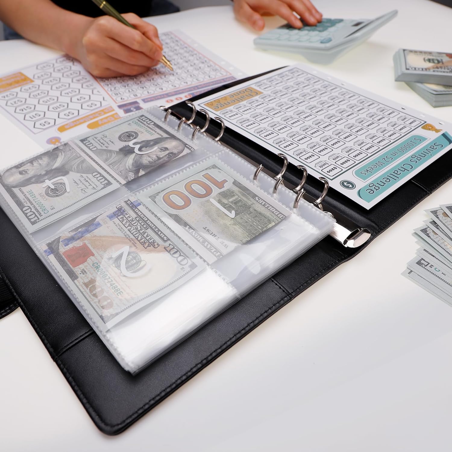 Unlock Your Financial Potential with the Antner A5 Budget Binder - 100 Envelopes for Ultimate Money-Saving Challenges!