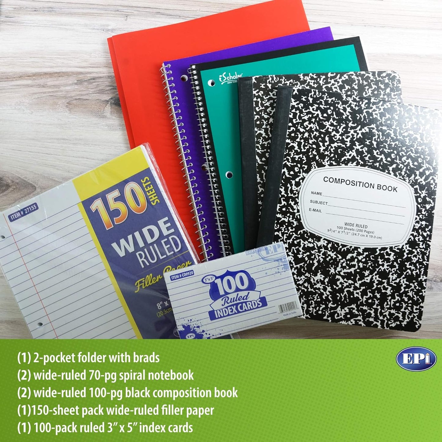 Ultimate Essential School Supply Kit for 2nd & 3rd Graders - All-in-One Tools for Academic Success!