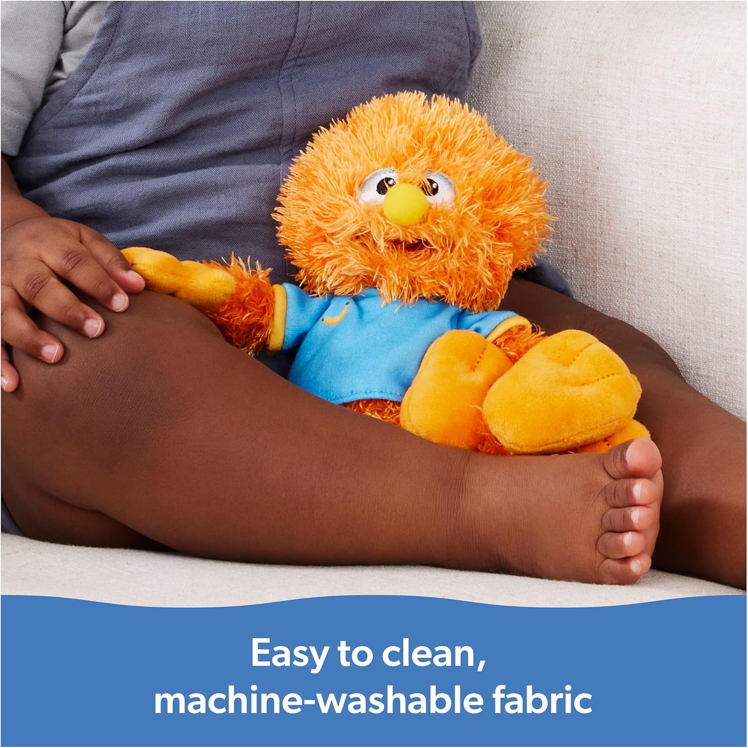 Snuggle Up with Herbie: The 11-Inch Cuddle & Comfort Plush Doll for Infants and Toddlers, Perfect for Learning and Play!
