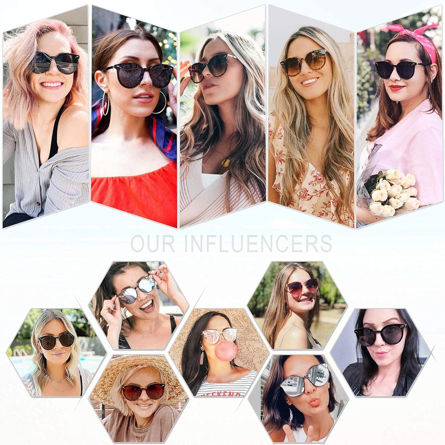Elevate Your Style with Chic Women's Retro Round Sunglasses - Large Frame Model SJ2067