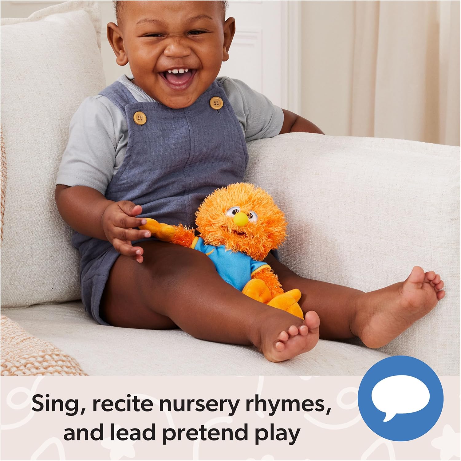 Snuggle Up with Herbie: The 11-Inch Cuddle & Comfort Plush Doll for Infants and Toddlers, Perfect for Learning and Play!
