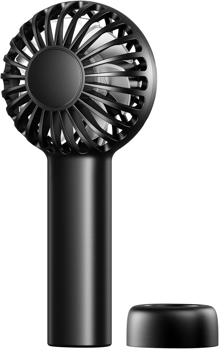 Stay Cool Anywhere with the Mini Portable Rechargeable Handheld Fan - Your 3-Speed Essential for Makeup, Travel, and Outdoor Fun - Sleek USB-Powered Design in Black