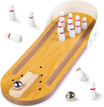 Mini Bowling Game Set - Exciting Indoor Tabletop Fun for All Ages, Perfect for Stress Relief and Group Play