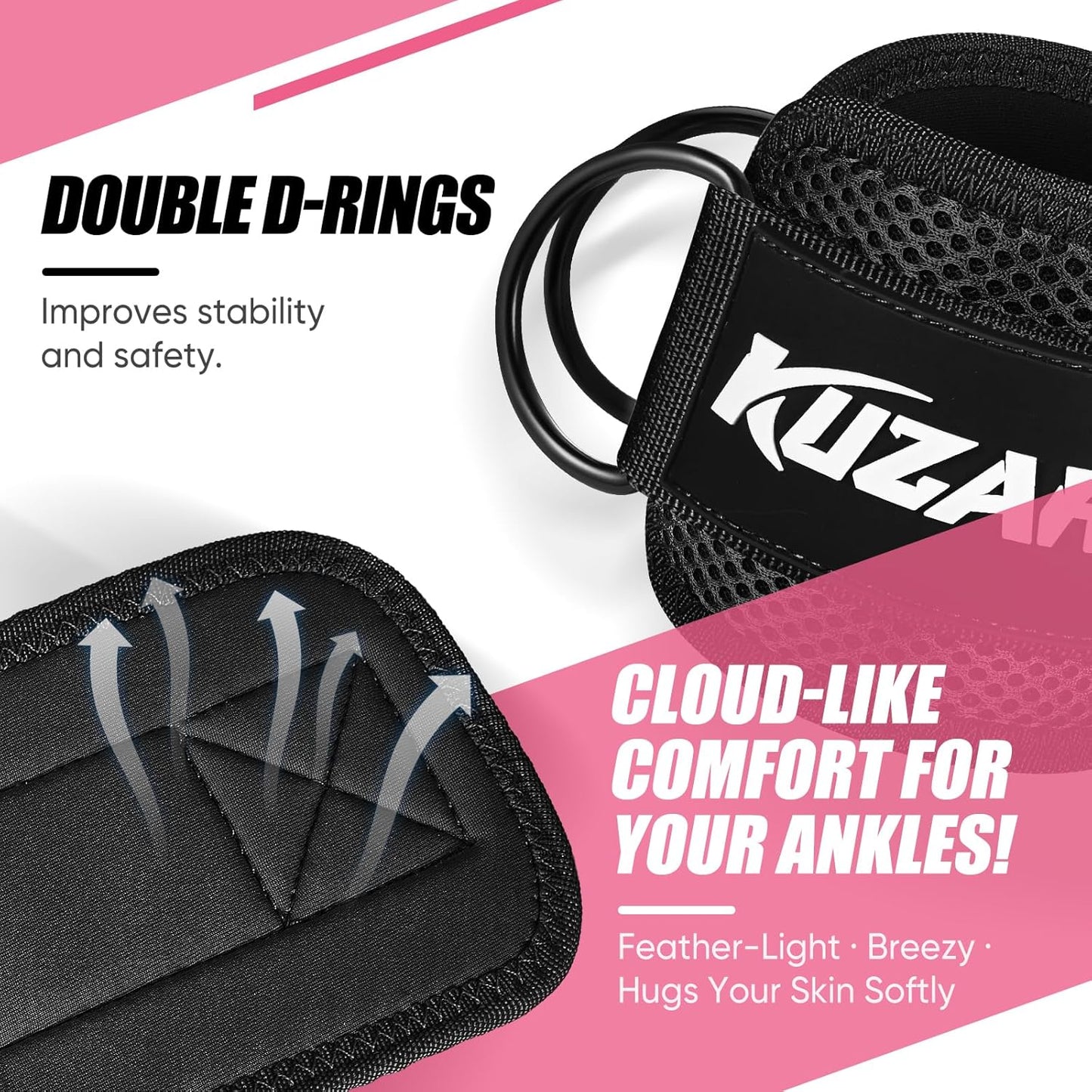 Elevate Your Workouts with Adjustable Ankle Resistance Bands for Leg and Glute Sculpting