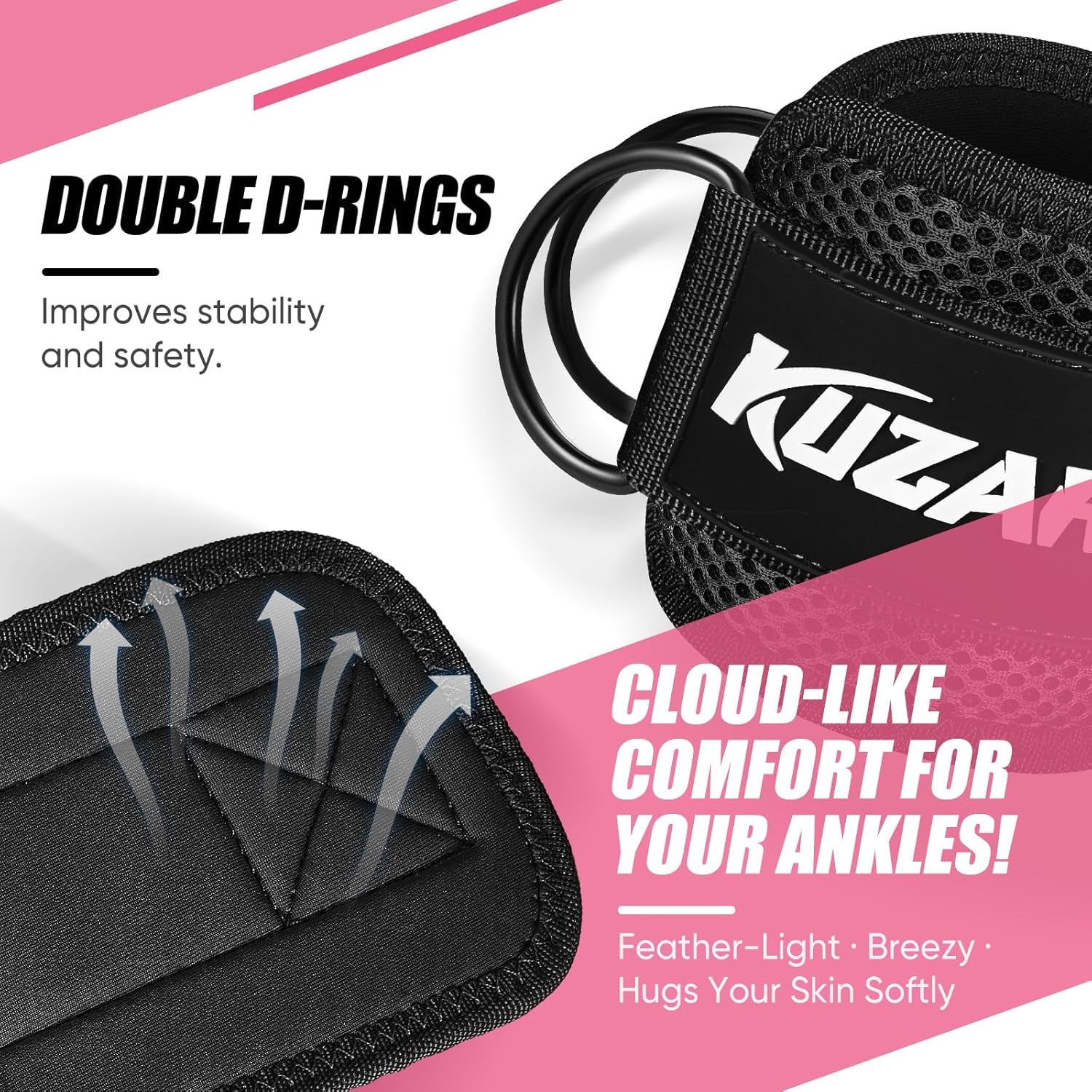 Elevate Your Workouts with Adjustable Ankle Resistance Bands for Leg and Glute Sculpting